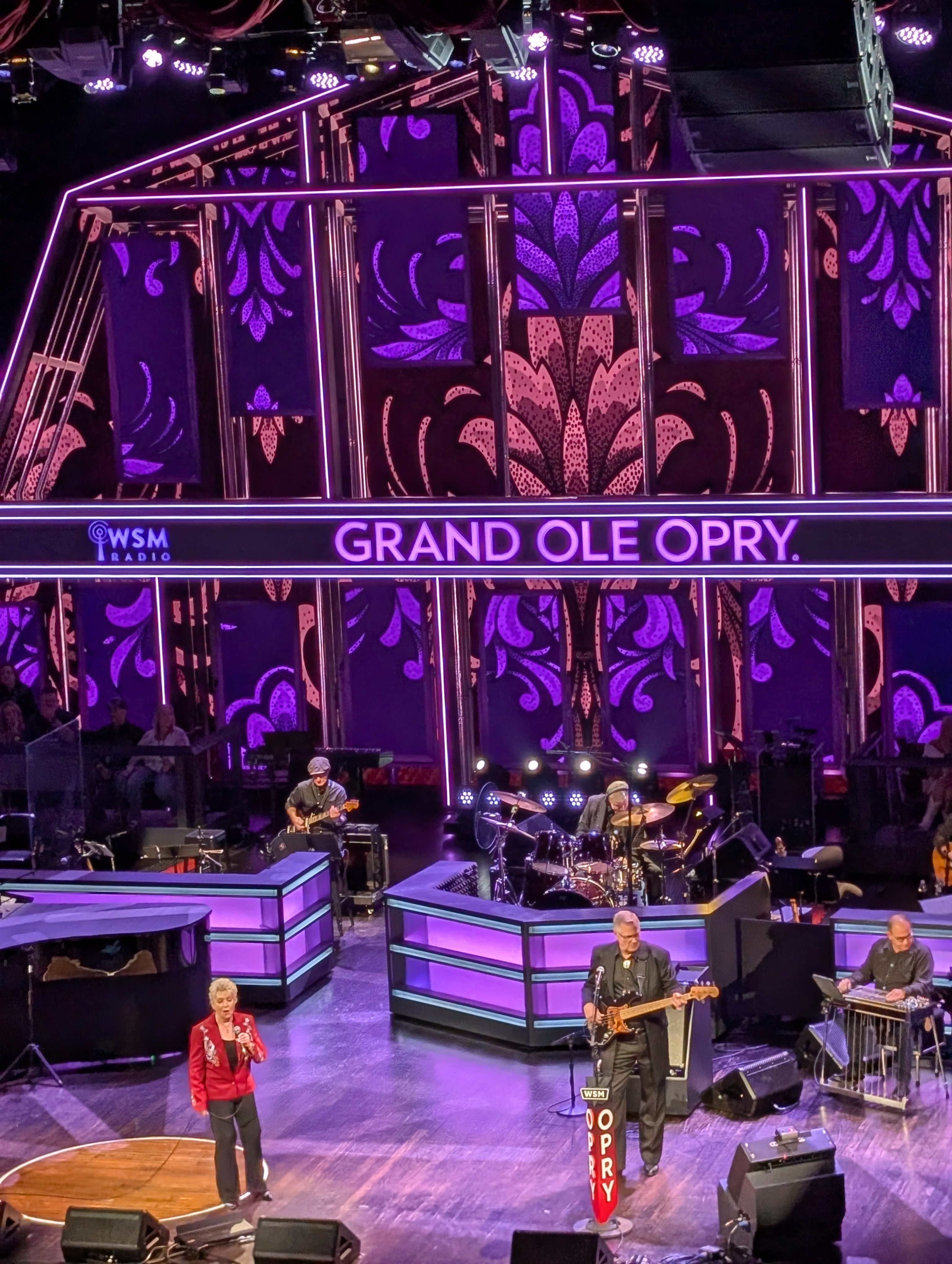 The iconic Grand Ole Opry stage